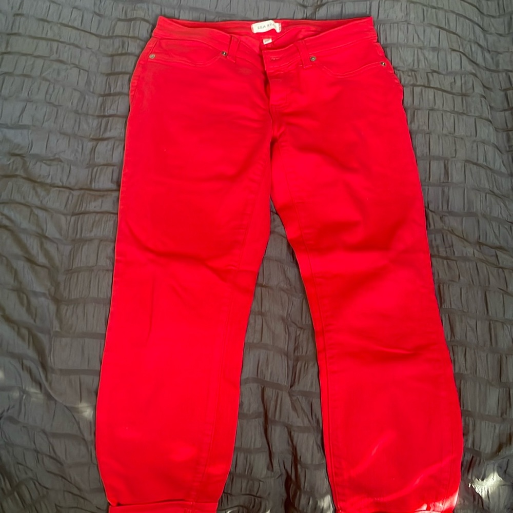 Lila Ryan red jeans